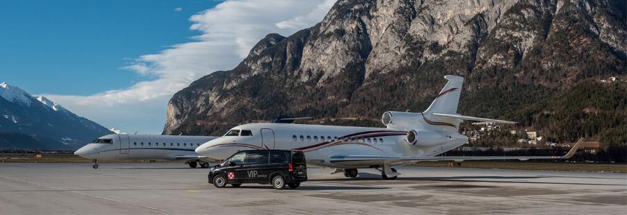 Private jet charter Innsbruck