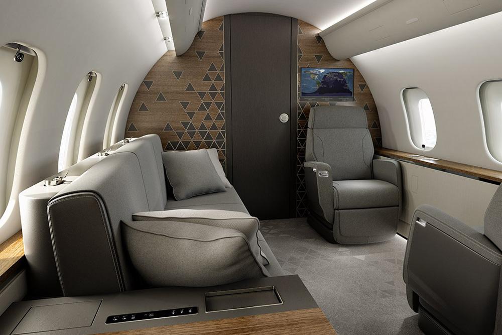 Bombardier Global 5500 interior