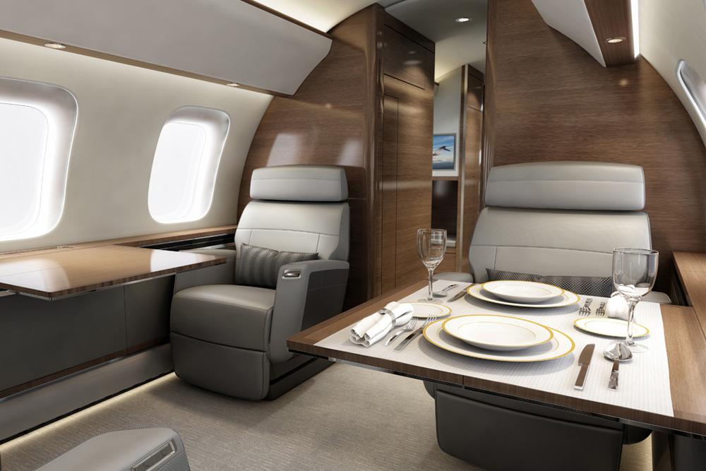 Bombardier Global 8000 interior