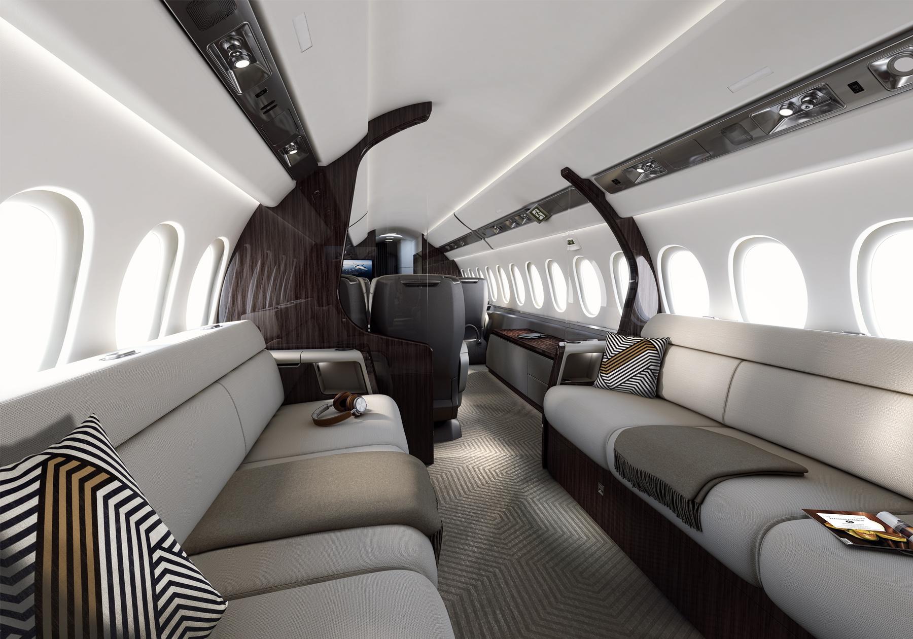 Falcon 6X private jet